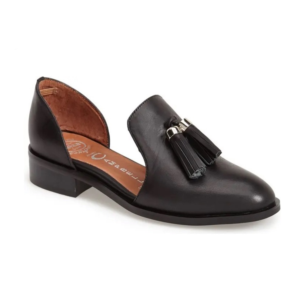Jeffrey Campbell 'Open Case' Tasseled Leather Flat